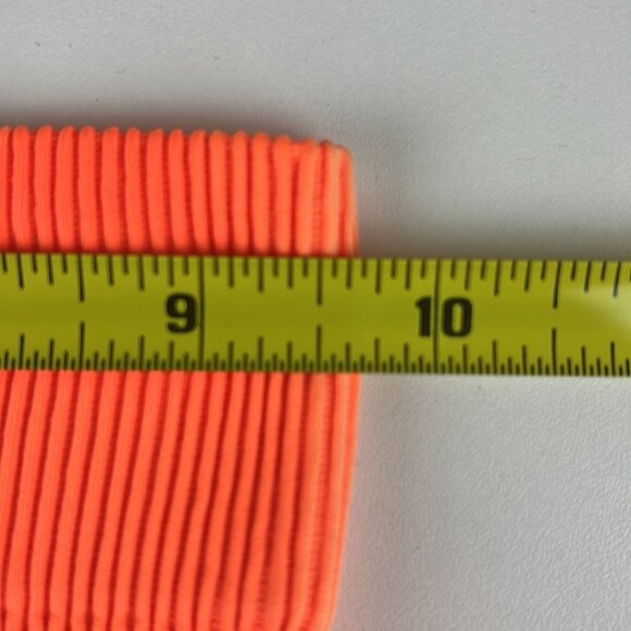 NWT Belle You Orange Ribbed Leggings - Picture 6 of 9